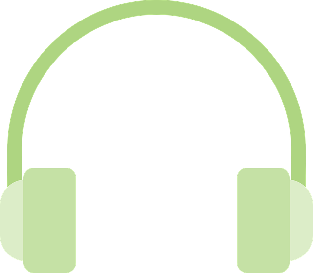 Green Headphones PNG